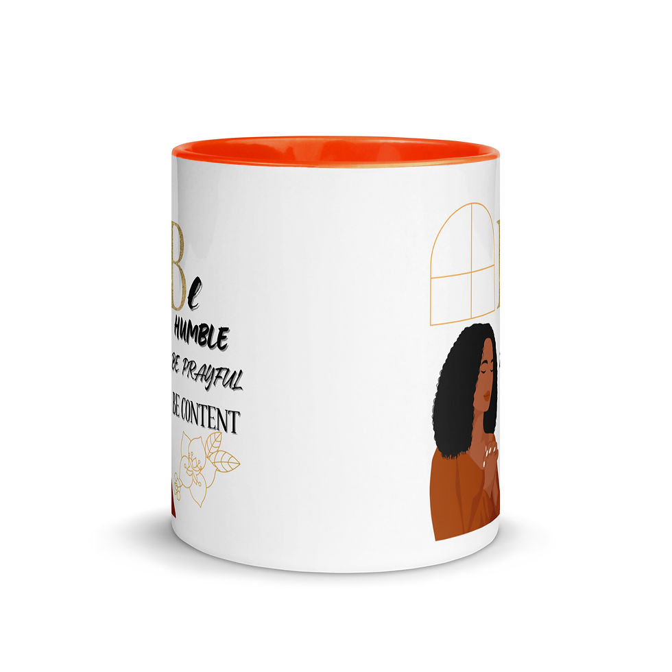 Thumbnail: ChristianWalk be humble design color mug 