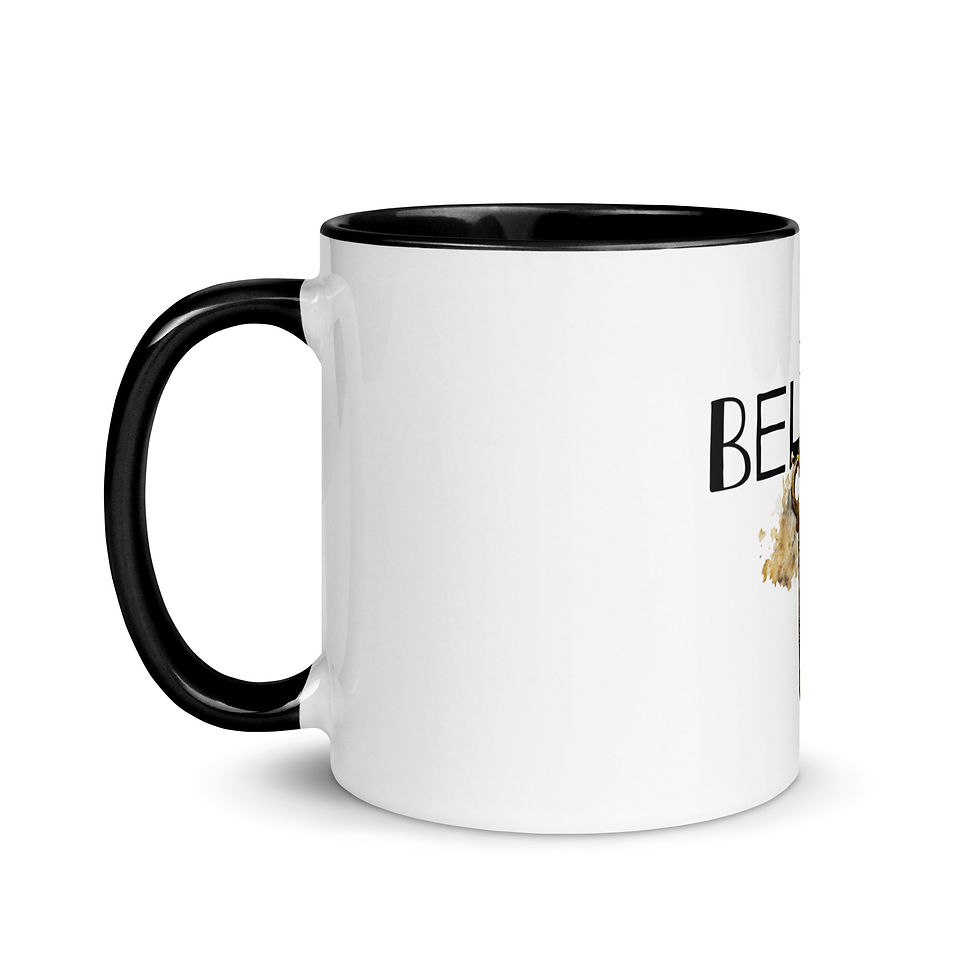 Thumbnail: ChristianWalk believe big design color mug