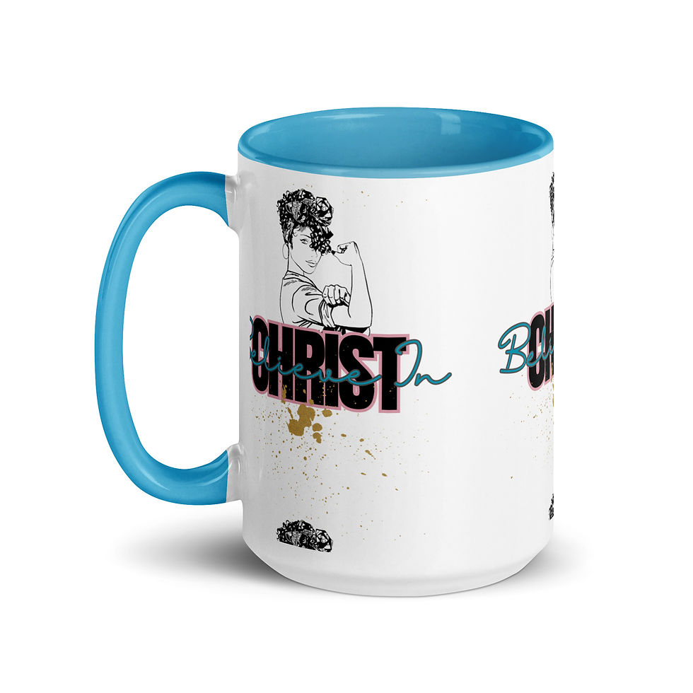 Thumbnail: ChristianWalk believe in Christ design color mug