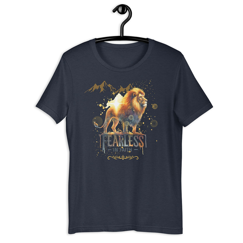 Thumbnail: ChristianWalk fearless front design t-shirt