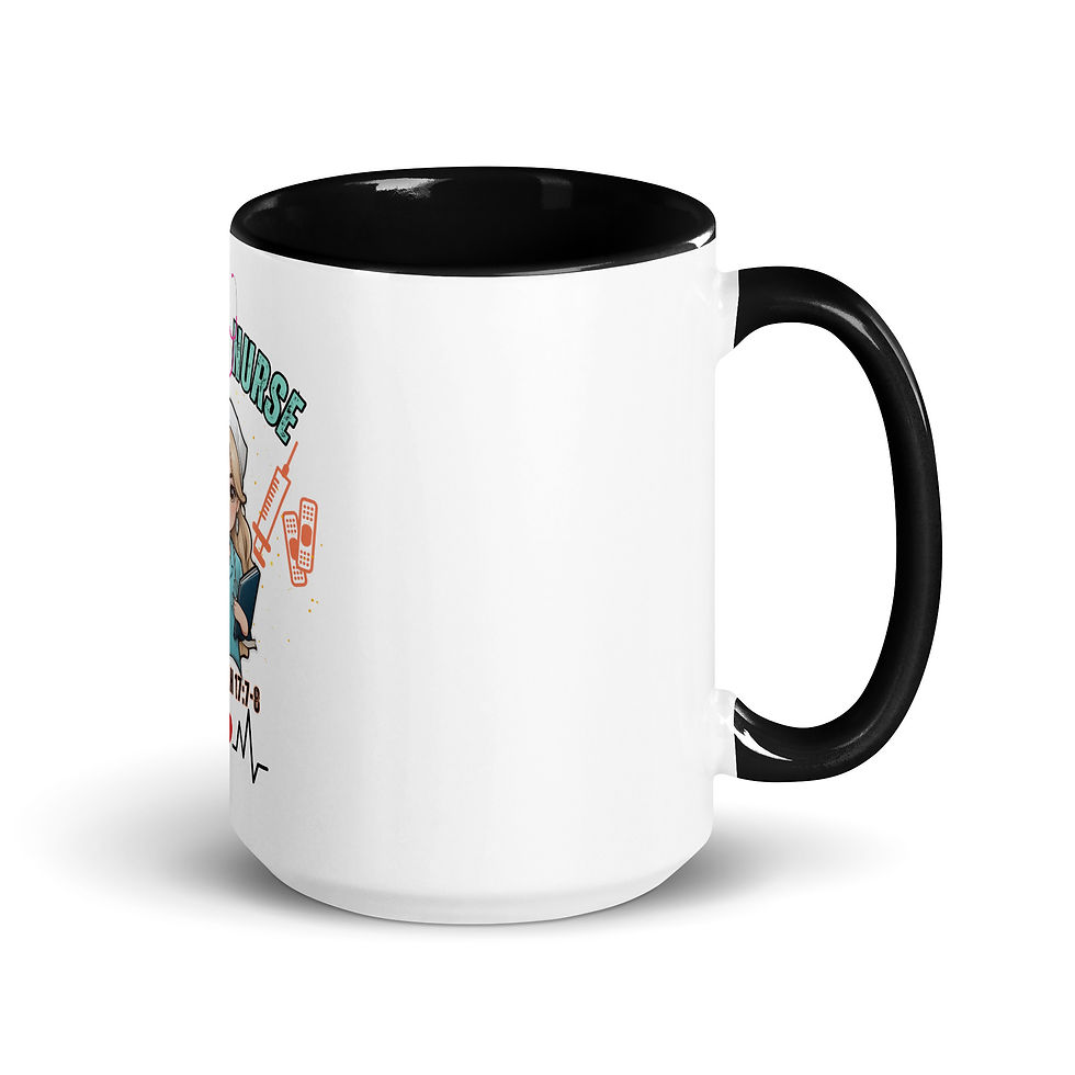 Thumbnail: ChristianWalk blessed nurse design color mug