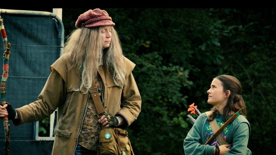 Behind the scenes videographer capturing crew at work on a film set for promotional EPK content. Gwendolone Cristie