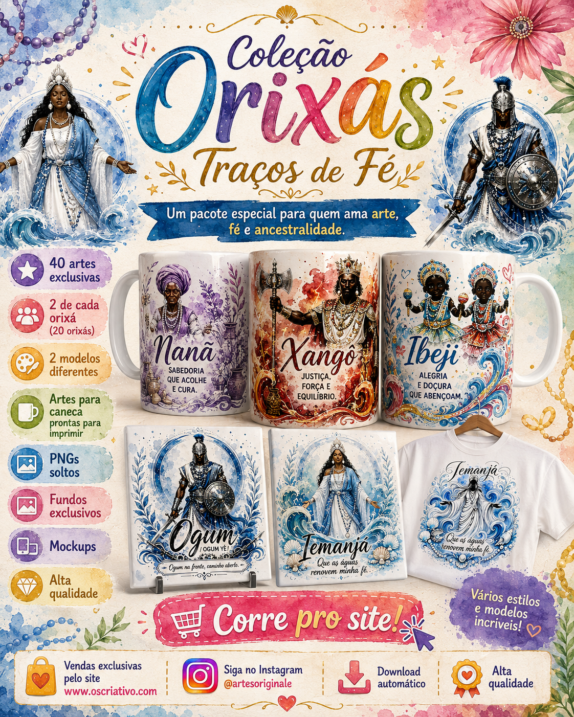 Coleção Orixás – Traços de Fé