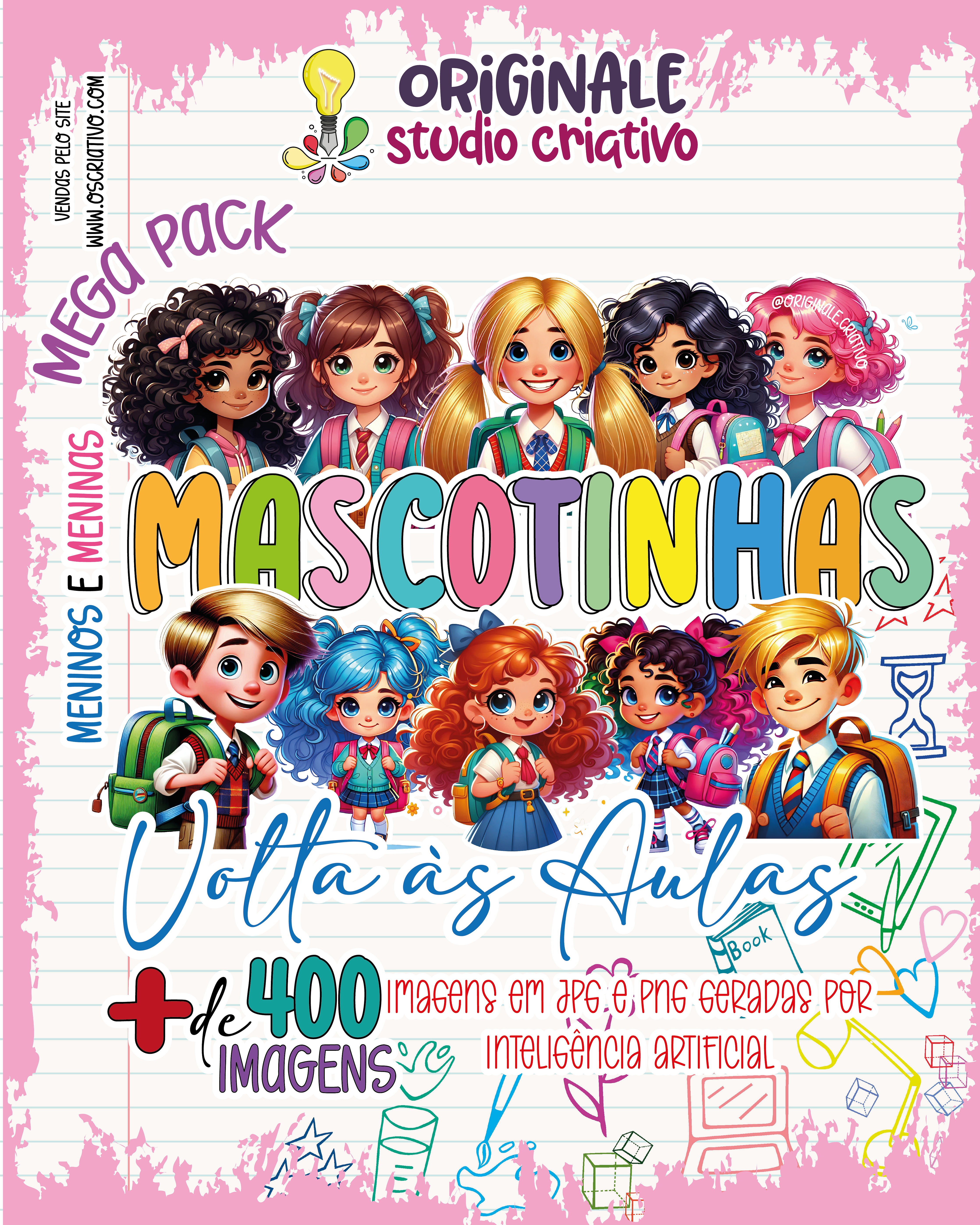 Mascotinhas Volta às Aulas