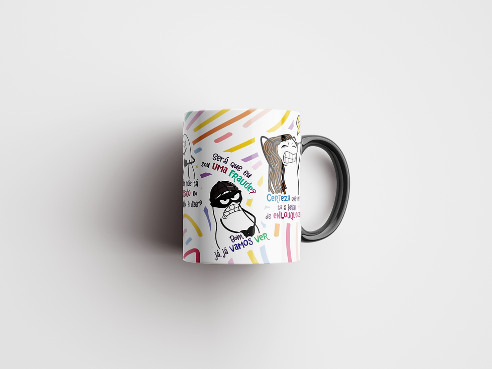 Miniatura: Arte para caneca Menina, tá ficando muito tarde