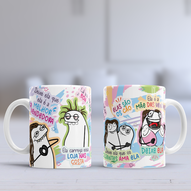 Miniatura: Arte para caneca - Melhor vendedora