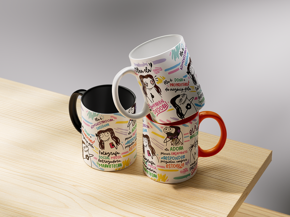 Miniatura: Arte para caneca - Empreendedora