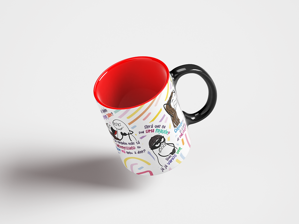 Miniatura: Arte para caneca Menina, tá ficando muito tarde