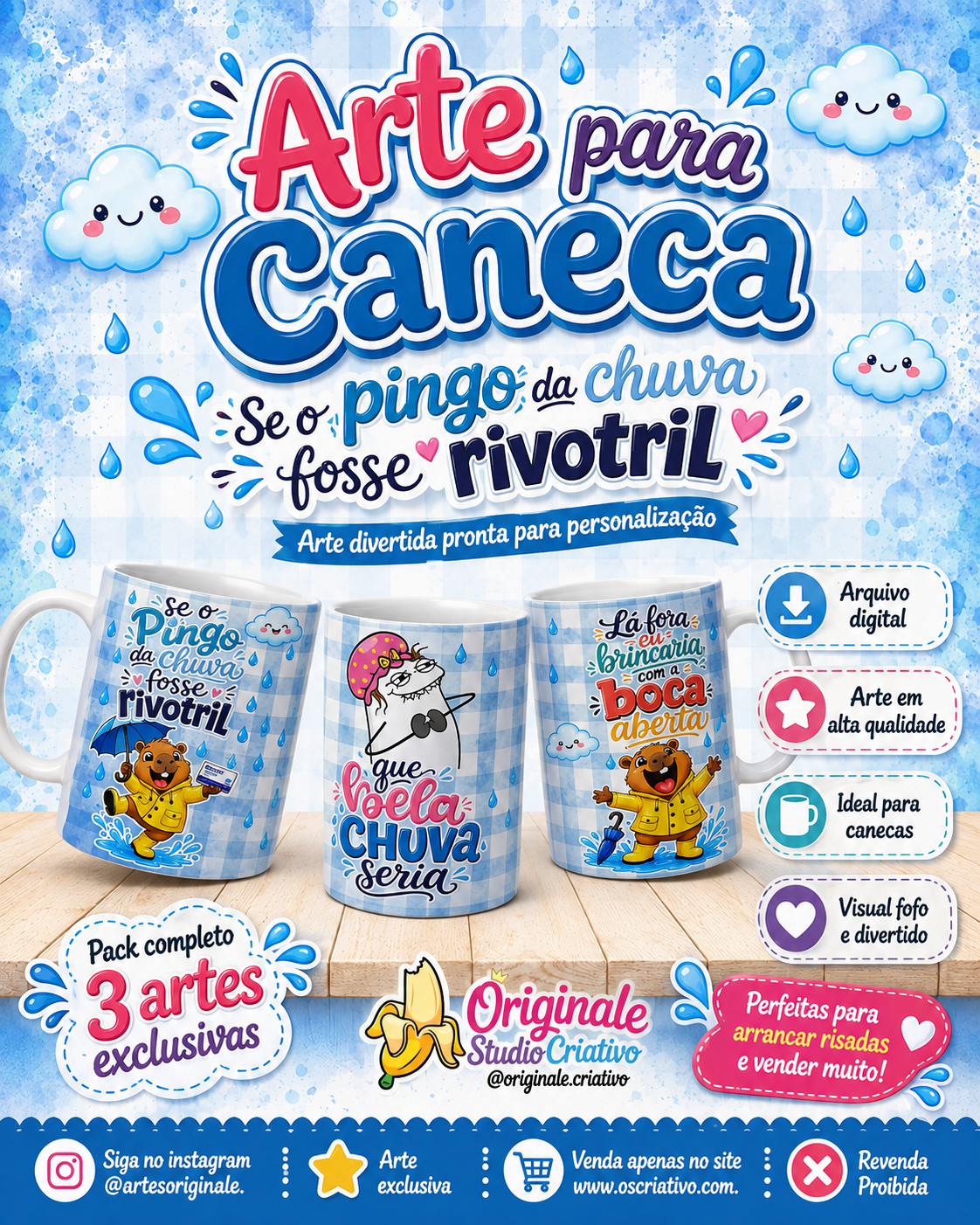Arte Avulsa Se a chuva fosse Rivotril