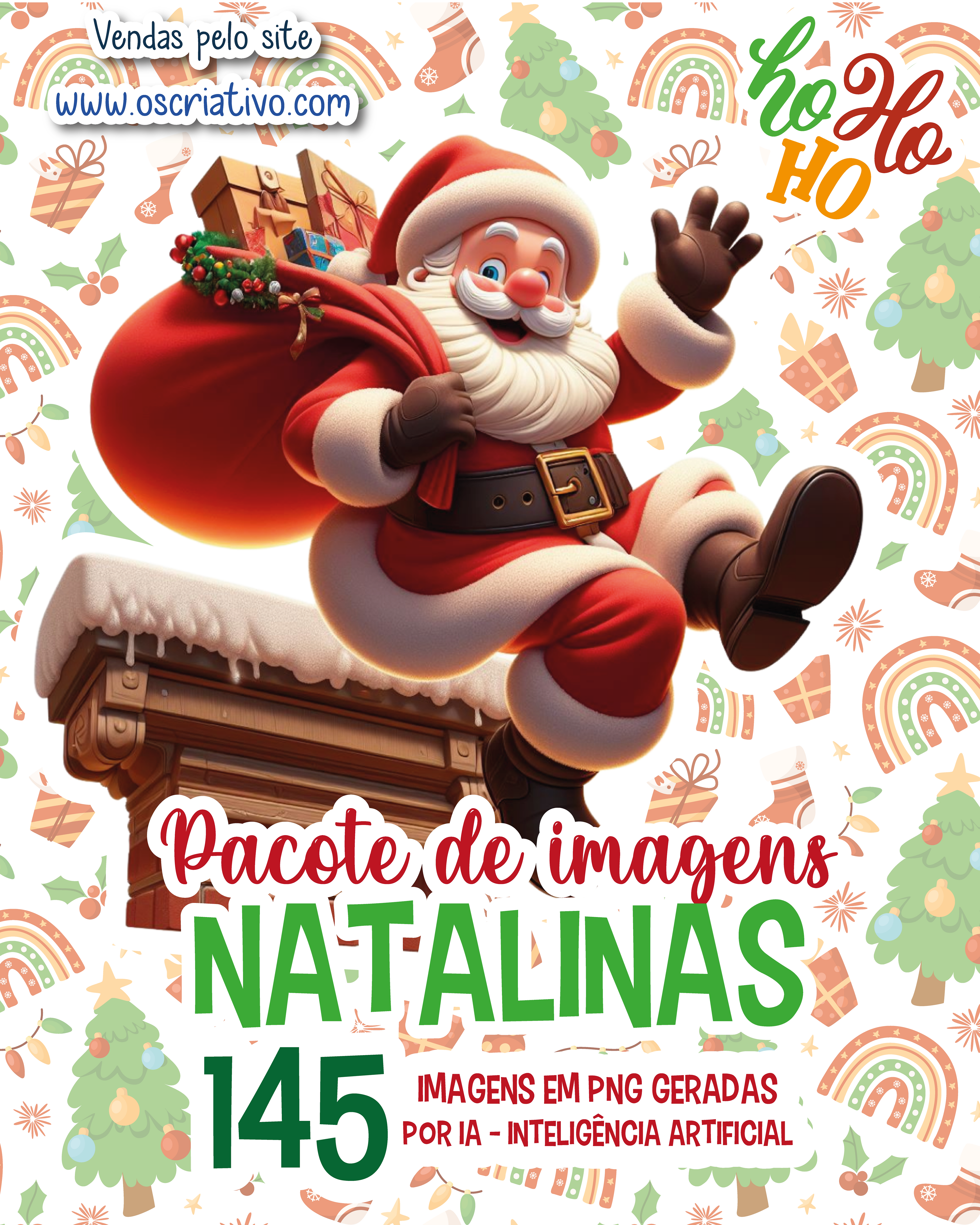 🎄Imagens Natalinas - em PNG AI
