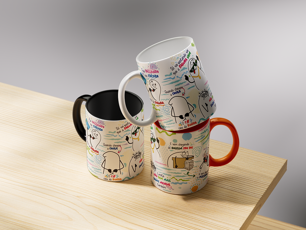 Miniatura: Arte para caneca - Esqueci a fatura/c# caiu da bunda