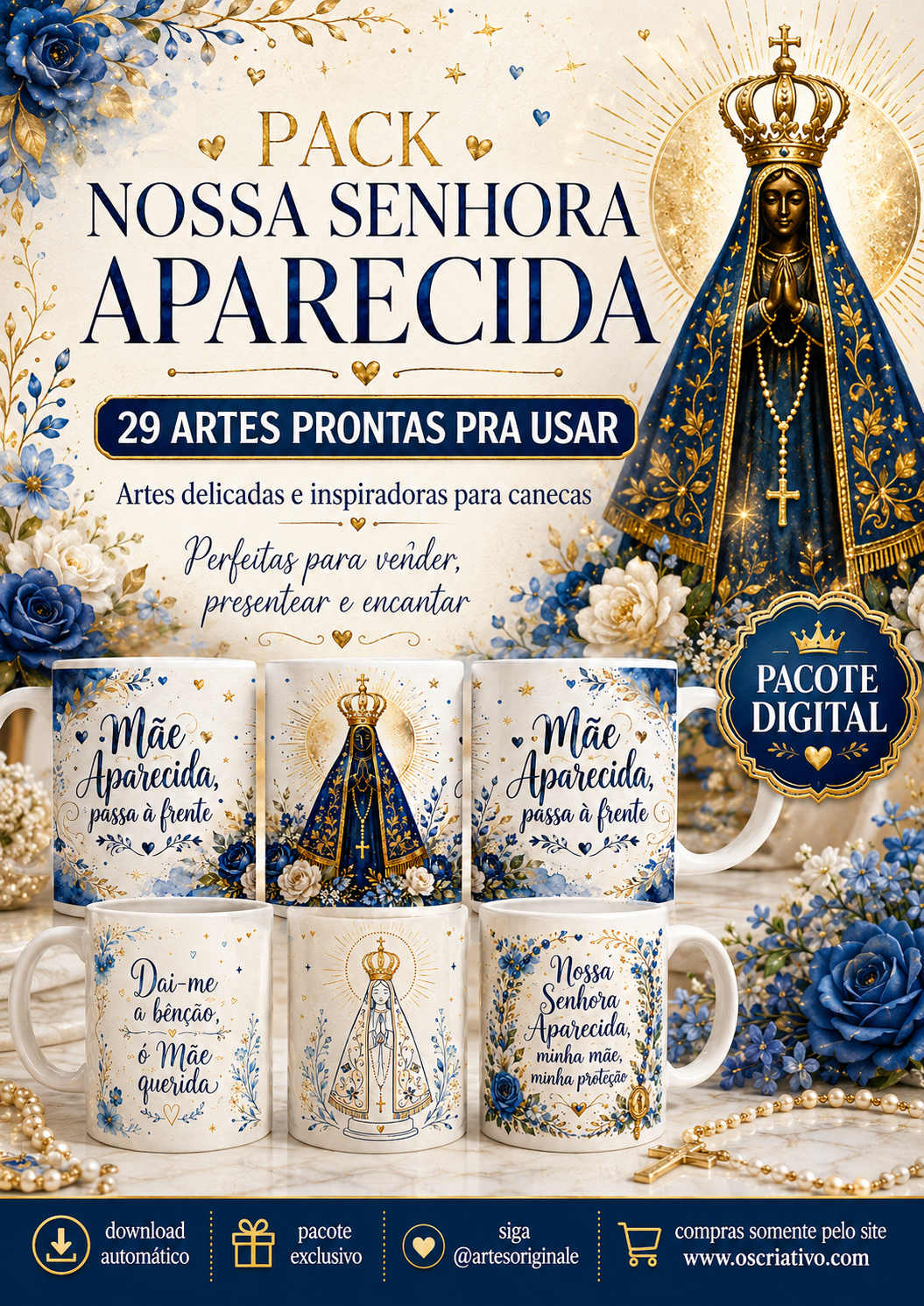 Pack Nossa Senhora Aparecida 2026