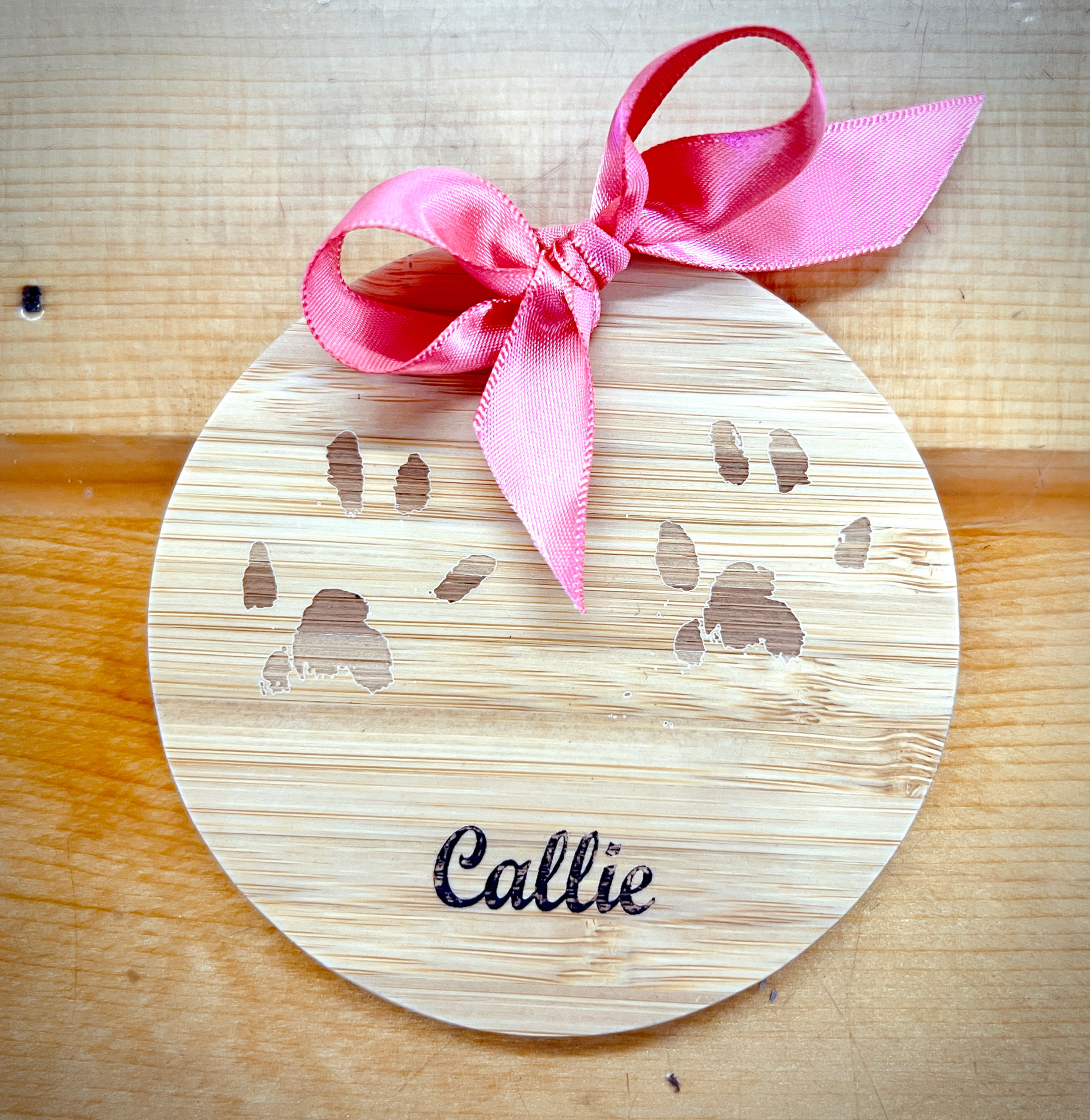 Wooden Paw or Nose Print & Ink Paw or Nose Print Bundle