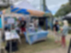 Our stall at the Rotary Market, Brennan Park
