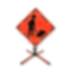 W21-1 Workers Ahead LED Roll-Up Sign