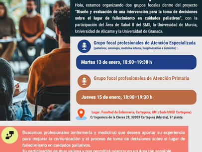 Grupo Focal con profesionales de Atención Primaria del área II de salud