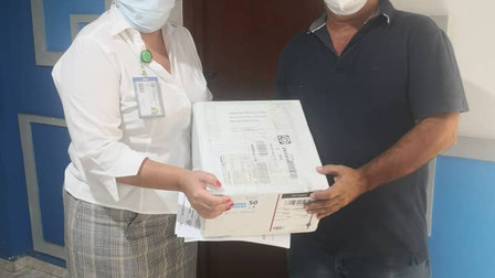 First Donation from our campaign is in Cuba