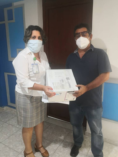 First Donation from our campaign is in Cuba