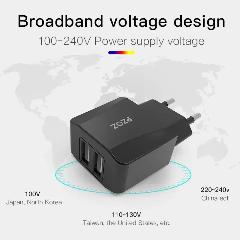 Thumbnail: PZOZ PowerHub™ USB Travel Charger