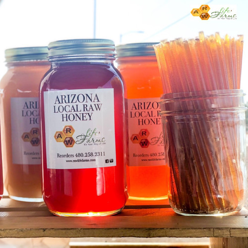 Honey Sale! 2 quarts of mesquite wild flower 🌺 10 honey sticks for 49.