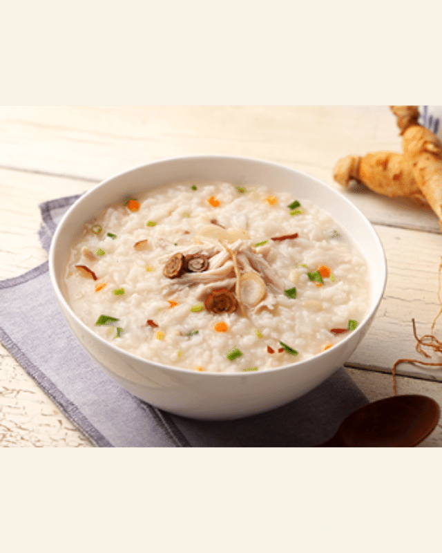 인삼닭죽/Rice porridge with ginseng and chicken(27oz)
