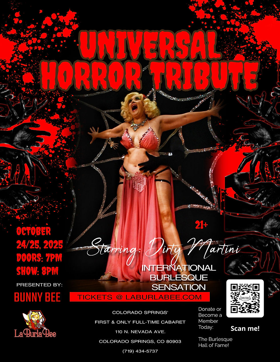 Universal Horror Tribute Starring Dirty Martini