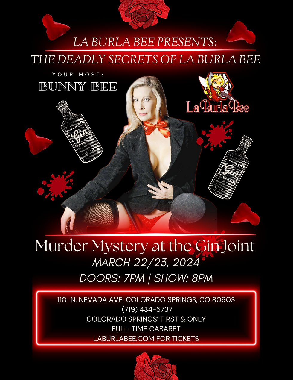 The Deadly Secrets of La Burla Bee: A Murder Mystery at the Gin Joint