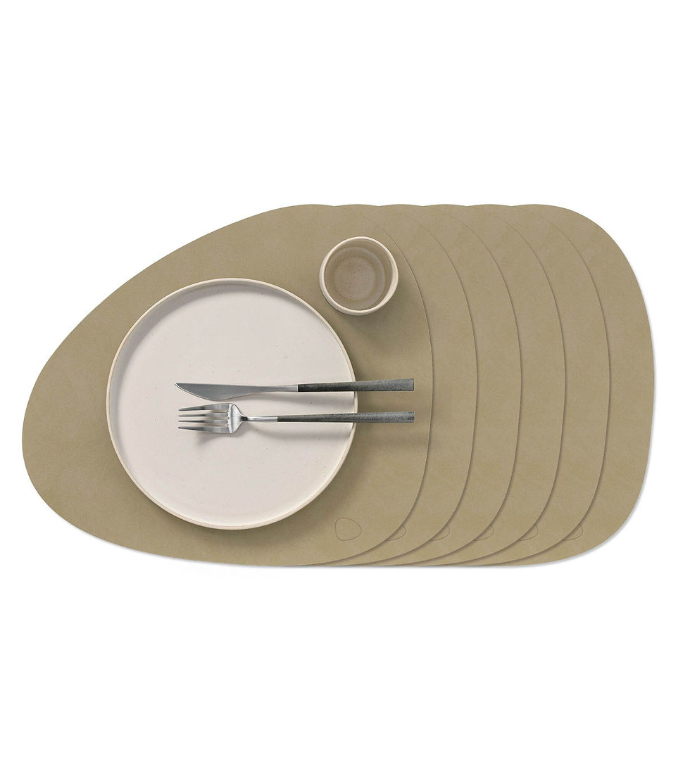 Miniature : Set de Table Curve en Cuir recyclé