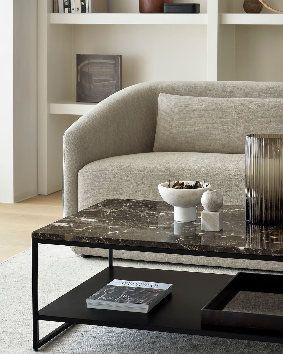 Miniature : Table basse Stone Ethnicraft