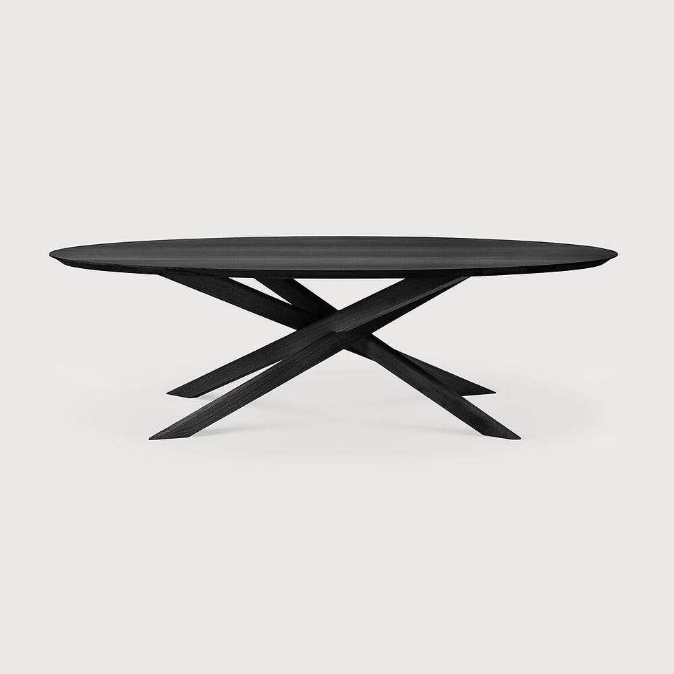 Miniature : Table à manger ovale Mikado Ethnicraft
