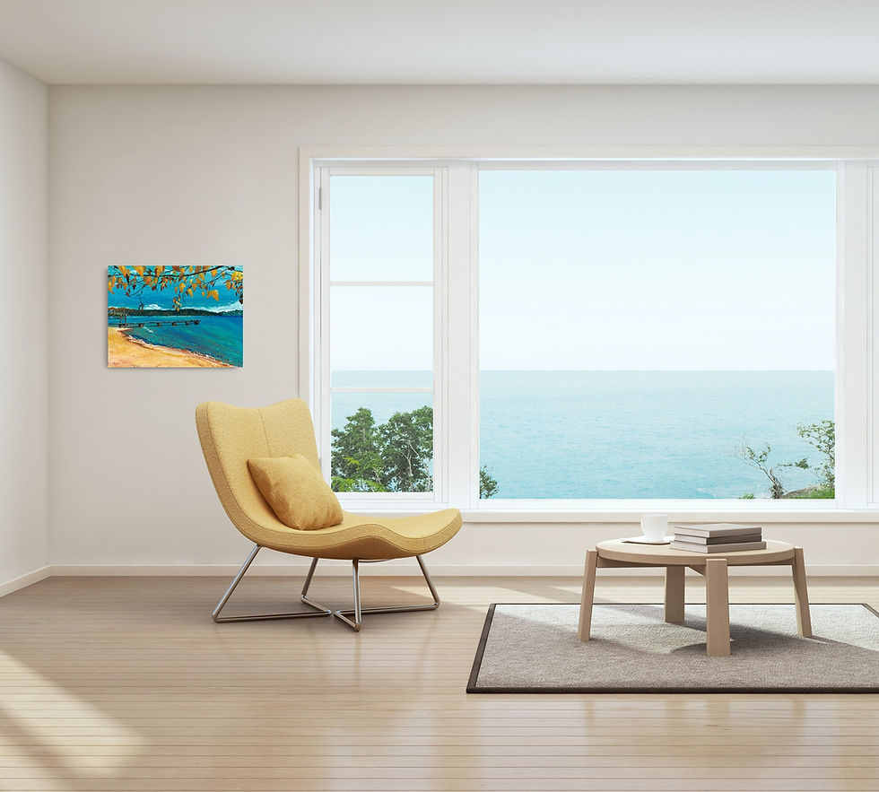 Thumbnail: LAKE TAHOE BLUES - TAHOE VISTA PRINT
