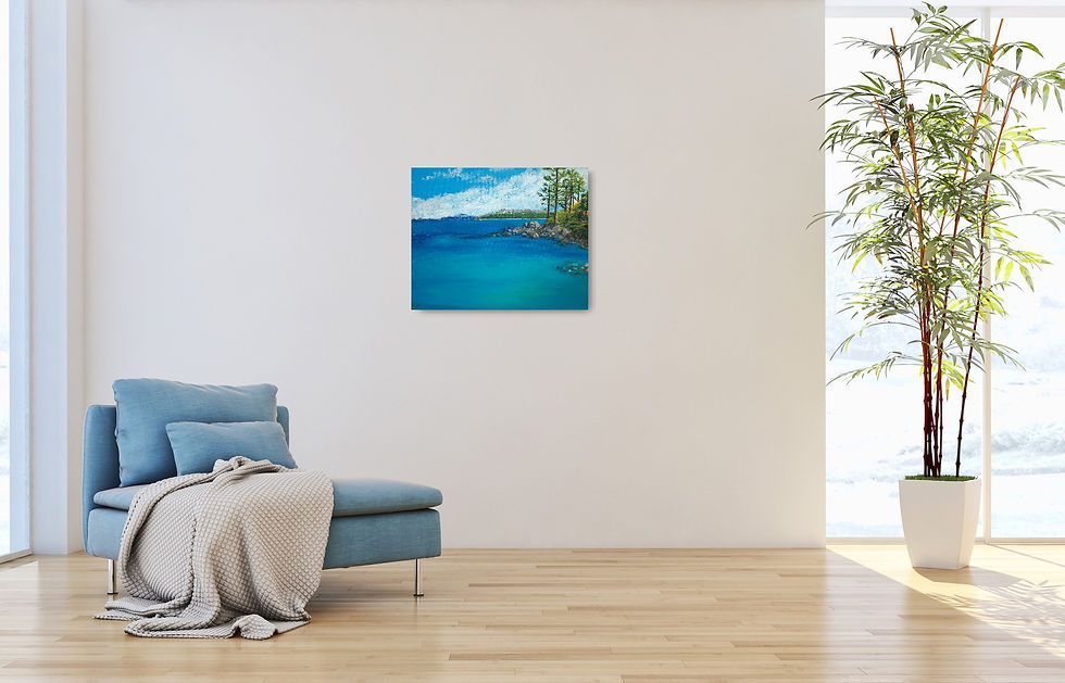 Thumbnail: LAKE TAHOE BLUES - PRINT