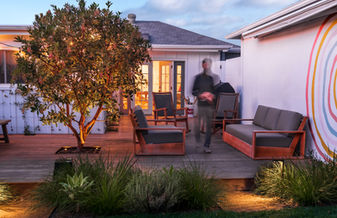 Evening on the patio