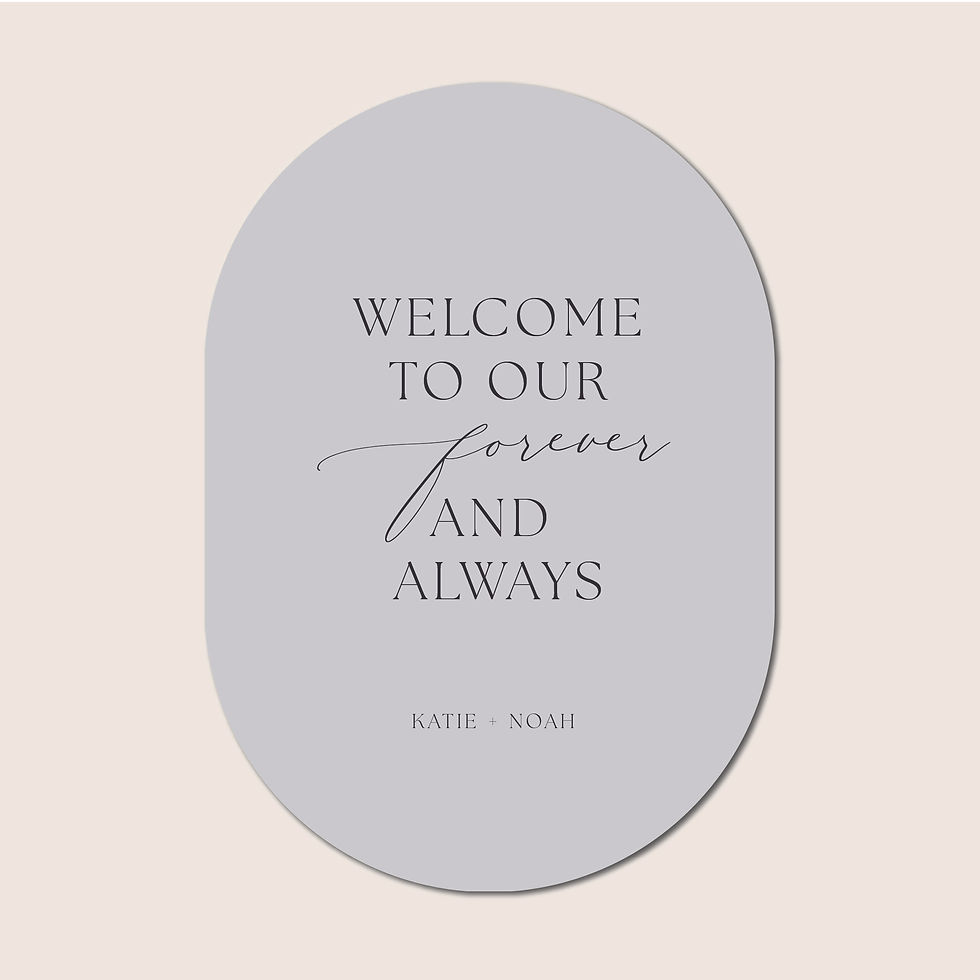 WELCOME SIGN (QUOTE)