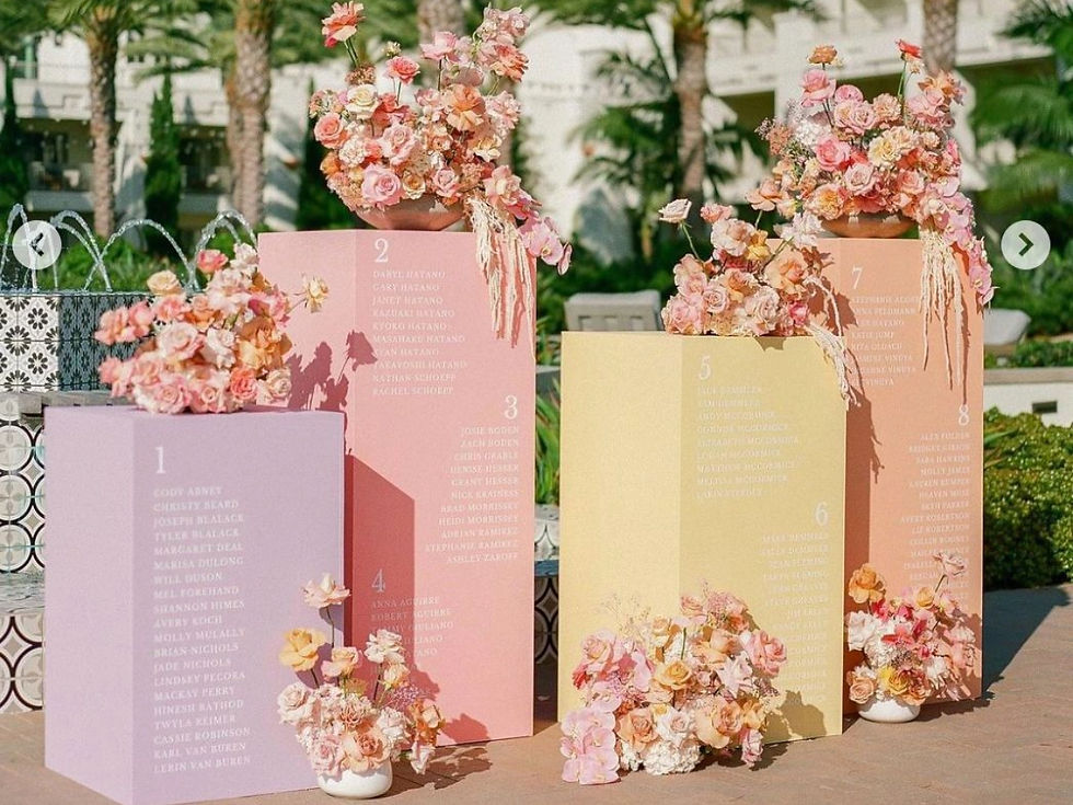 Bridal party outdoors; bride in white, bridesmaids in soft yellow dresses holding bouquets.