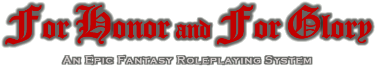 For Honor and For Glory! logo