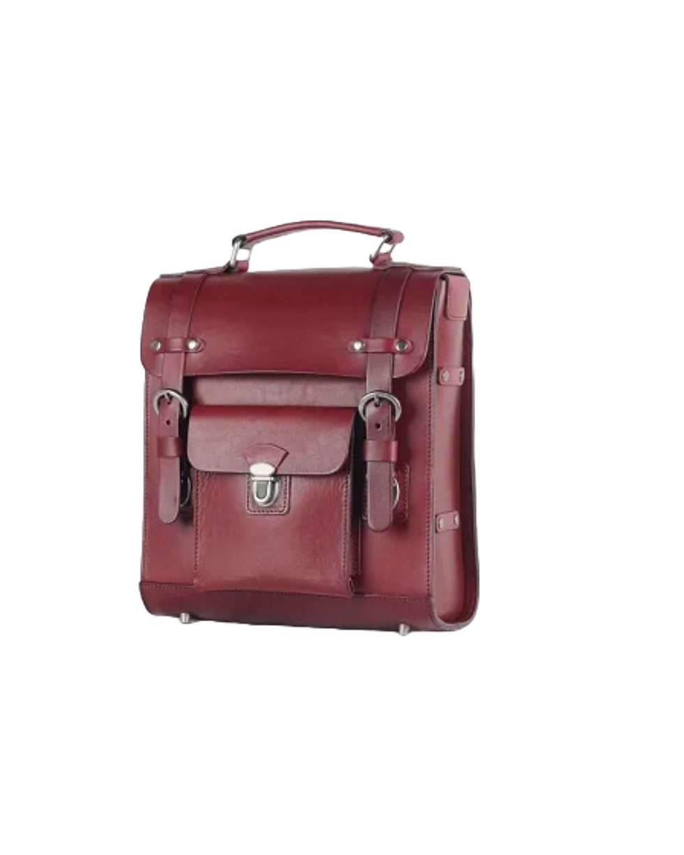 Thumbnail: RHO CHICAGO Women's Japanese Style Leather Backpacks