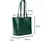 Thumbnail: RHO CHICAGO Women's Tote Shoulder Genuine Leather Handbag
