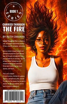 CARRIED THROUGH THE FIRE - BACK COVER