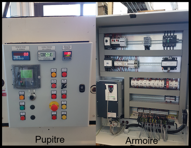 Rétrofit machine d'extrusion