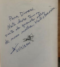 Dedicatória do Prof. Waldyr Füscher