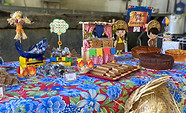 imagem mesa decorada de festa junina