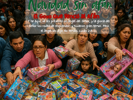 “Navidad Sin Miedo: El Gozo Que Venció al Afán”
