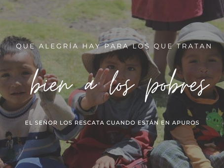 Dichoso el que piensa en el débil