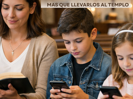 "Más que llevarlos al templo"