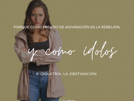 El pecado de la idolatría