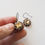 Thumbnail: Historical Style RHINESTONE EARRINGS CITRINE