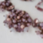 Thumbnail: PURPLE RHINESTONE NECKLACE Flavors of Lavender