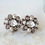 Thumbnail: Bridal rhinestone earrings Vintage style wedding historically inspired