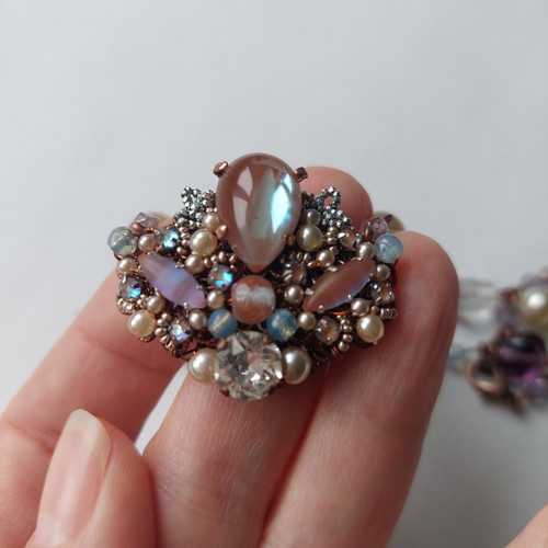 【saphirine】11㎜サフィリーンのネックレス B SAPHIRET NECKLACE with Sapphirene or Sapphirine サフィレット
